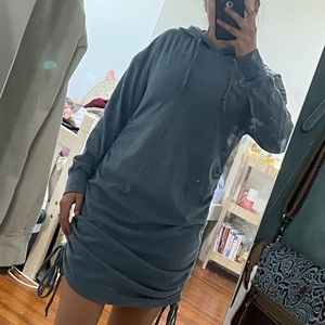 Blue adjustable dress